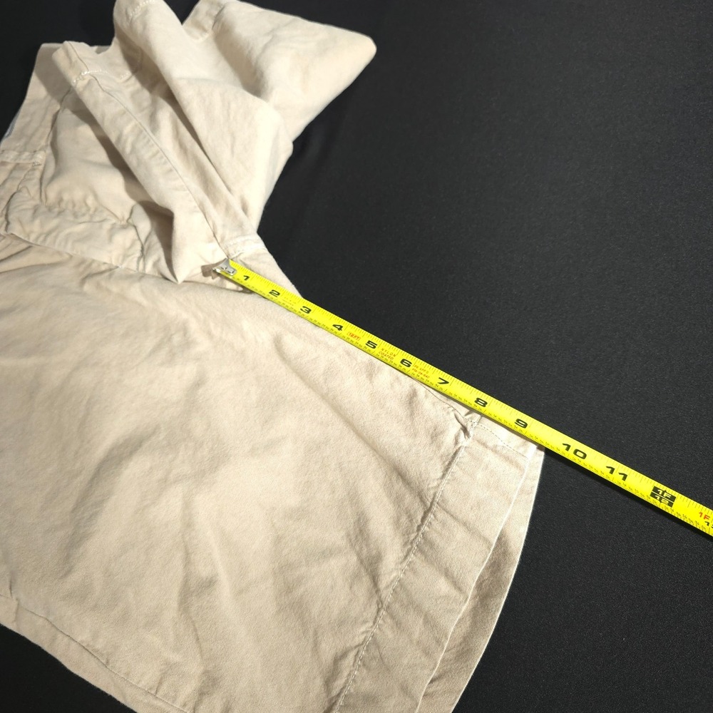 Zapalla Womens Shorts Size 38 Button Fly Solid Cotton Sports Brasil Golf Casual - Picture 4 of 12
